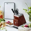 ZWILLING Pro 7-pc, Self Sharpening Block Set, No-Color Designed to be an extension of your hand encouraging cutting with improved precision, safety and comfort.