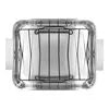Demeyere Industry 5 Stainless Steel Roasting Pan Stay-cool, shot-blasted stainless-steel handles are securely welded and ultra-hygienic. The Silvinox surface treatment makes dishwasher-safe Industry a cinch to clean.
