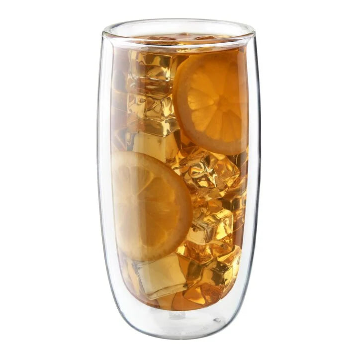 ZWILLING Sorrento Double Wall Glassware 16-oz / 2-pc Beverage Glass Set