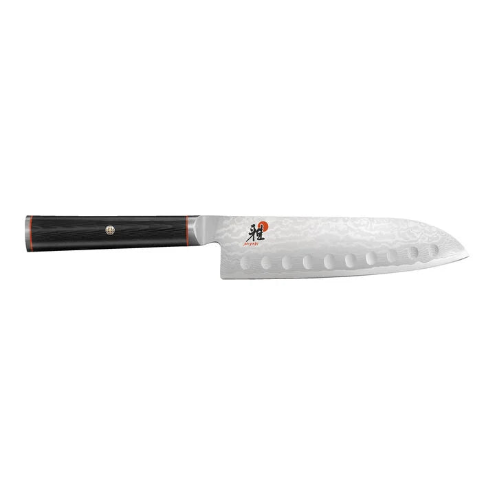 MIYABI Kaizen 7-inch, Hollow Edge Santoku Knife