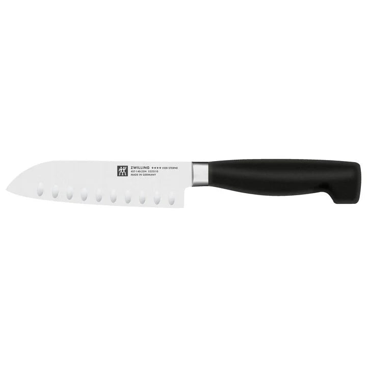 ZWILLING Four Star Santoku Knife 5.5 inch, hollow edge