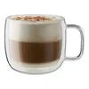 ZWILLING Sorrento Plus Double Wall Glassware 2-pc, Cappuccino Glass Mug Set