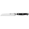 ZWILLING Pro 5-inch Utility Knife, Serrated Edge Designed to be an extension of your hand encouraging cutting with improved precision, safety and comfort.