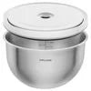 ZWILLING Fresh & Save BOWLS Vacuum bowl set S/M/L / 6-pc, stainless steel, Silver-White