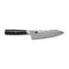 MIYABI KAIZEN II 5000FCD 7-inch Rocking Santoku, Fine Edge