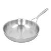 Demeyere Industry 5 9.5-inch, 18/10 Stainless Steel, Frying Pan Stay-cool, shot-blasted stainless-steel handles are securely welded and ultra-hygienic. The Silvinox surface treatment makes dishwasher-safe Industry a cinch to clean.