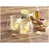 ZWILLING Sorrento Plus Double Wall Glassware 12-oz-/-4-pc Mug Set