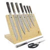 MIYABI BLACK 5000MCD67 10-pc, Knife block set, Brown