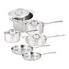 Demeyere Essential 5 10-pc, 18/10 Stainless Steel, Pots And Pans Set