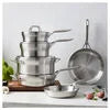 ZWILLING Motion Stainless Steel 10-pc, Stainless Steel, Pots And Pans Set