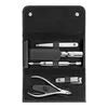 ZWILLING CLASSIC 5-pc, Leather Manicure Pedicure Set With Nail Clippers, Matte Black