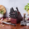 ZWILLING Pro 22-pc, Knife block set, Silver-Black Designed to be an extension of your hand encouraging cutting with improved precision, safety and comfort.