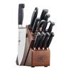ZWILLING Four Star 12-pc, Knife block set, Walnut Sleek, polypropylene handles are crafted with a minimum amount of 75% recycled plastics.