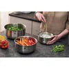 ZWILLING Prep 6-pc, Bowl and Strainer Set, Silver