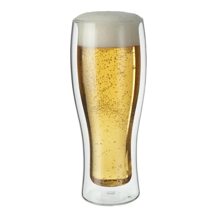 ZWILLING Sorrento Double Wall Glassware 2-pc, Beer Glass Set