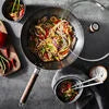 ZWILLING Dragon 12-inch, Carbon Steel, Wok With Lid
