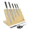 MIYABI BLACK 5000MCD67 8-pc, Knife block set, Brown