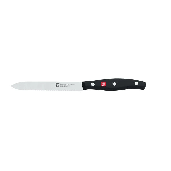 ZWILLING TWIN Signature 5-inch Utility Knife, Serrated Edge