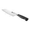 ZWILLING Four Star Bunka 6.5 inch Sharply angled tip for precision and dexterity. Sleek, polypropylene handles are crafted with a minimum amount of 75% recycled plastics.