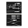 ZWILLING CLASSIC 10-pc, Matte Black, Leather, Manicure Pedicure Set