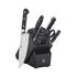 ZWILLING Pro 7-pc, Knife block set, Acacia Designed to be an extension of your hand encouraging cutting with improved precision, safety and comfort.