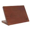 MIYABI Storage Rubberwood, Magnetic Hardwood Magnetic Easel With Walnut Stain
