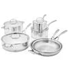Demeyere Atlantis 10-pc, 18/10 Stainless Steel, Stainless Steel Cookware Set