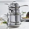 ZWILLING Clad CFX 10-pc, Non-stick, Stainless Steel Ceramic Cookware Set