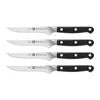 ZWILLING Pro 4-pc, Steak Knife Set Designed to be an extension of your hand encouraging cutting with improved precision, safety and comfort.
