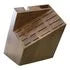 ZWILLING Storage Walnut, Pro Knife Block Empty