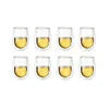 ZWILLING Sorrento Double Wall Glassware 10-oz / 8-pc Stemless White Wine Glass Set