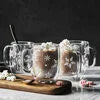 ZWILLING Sorrento Double Wall Glassware 4-pc Coffee Glass Mug Snowflake Set