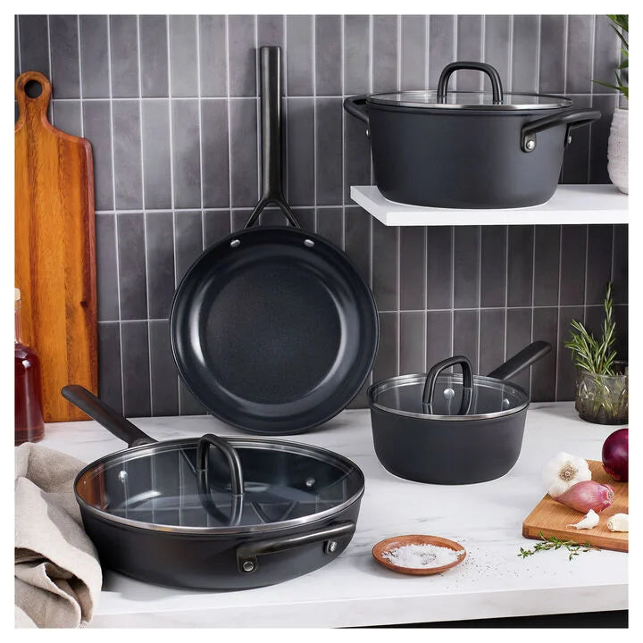 ZWILLING Milano 7-pc, Cookware Set Ceramic Nonstick Titanium
