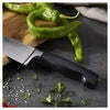 ZWILLING Four Star Chef's Knife 7 inch Sleek, polypropylene handles are crafted with a minimum amount of 75% recycled plastics.