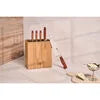 ZWILLING Four Star 6-pc, Kotibe Wood Handle Knife Block Set, Brown