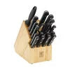 ZWILLING TWIN Gourmet 18-pc, Knife block set, Natural