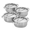 Demeyere Resto 4-pc Mini Dutch Oven Set , 18/10 Stainless Steel