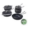 ZWILLING Motion Ceramic 10-pc, Hard Anodized Ceramic Nonstick Cookware Set Ceramic Coating