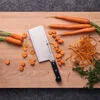 ZWILLING Gourmet 7-inch, Chinese Chef's Knive/vegetable Cleaver Traditional, triple-riveted handle with a laser-inscribed logo provides balance and stability.