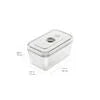 ZWILLING Fresh & Save S/M/L / 3-pc, Vacuum Container Set, Glass, Grey