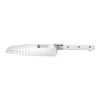 ZWILLING Pro le blanc 7-inch, Hollow Edge Slim Santoku Knife