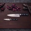 ZWILLING Pro 2-pc, Chef's Set Designed to be an extension of your hand encouraging cutting with improved precision, safety and comfort.