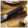 ZWILLING Four Star Utility Knife 5 inch, fine edge Versatile blade for precise slicing, dicing and mincing. Sleek, polypropylene handles are crafted with a minimum amount of 75% recycled plastics.