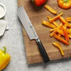 ZWILLING FOUR STAR Nakiri 6.5 inch Sleek, polypropylene handles are crafted with a minimum amount of 75% recycled plastics.