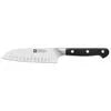 ZWILLING Pro 5.5-inch, Hollow Edge Santoku Knife Designed to be an extension of your hand encouraging cutting with improved precision, safety and comfort.
